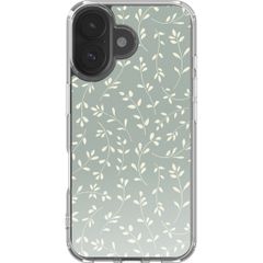 imoshion Design Hülle Apple iPhone 17 - Smoke Green Flowers