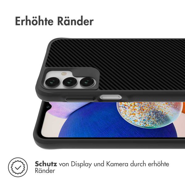 imoshion Rugged Hybrid Carbon Case Samsung Galaxy A15 (5G/4G) - Schwarz