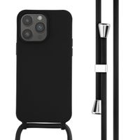 imoshion Silikonhülle mit Band für das Apple iPhone 14 Pro Max - Schwarz