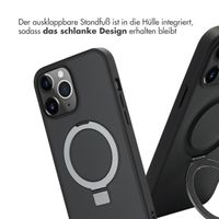 Accezz Ring Stand Backcover mit MagSafe Apple iPhone 13 Pro Max - Schwarz
