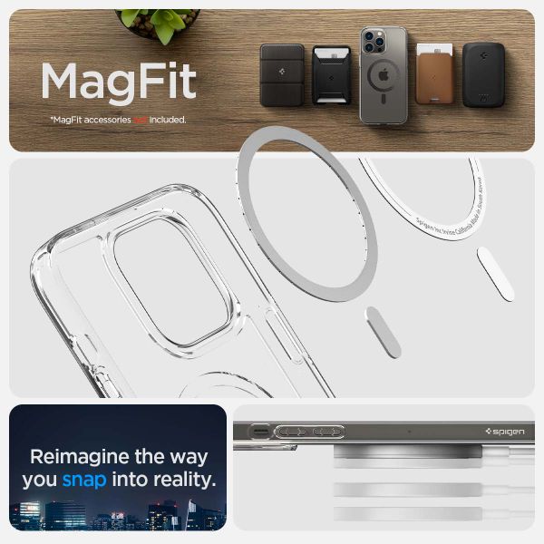 Spigen Ultra Hybrid™ Case MagSafe für das Apple iPhone 14 Pro - Carbon Fiber