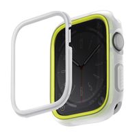 Uniq Moduo Apple Watch Hülle mit austauschbarem Rahmen für die Apple Watch 4-9 / SE - 40/41 mm - Frost (Lime/White)