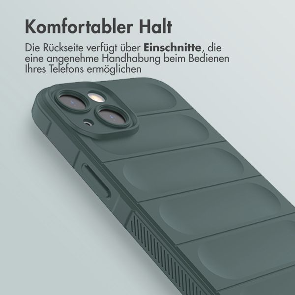 imoshion EasyGrip Back Cover für das iPhone 13 - Dunkelgrün