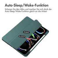 imoshion Trifold Hardcase Klapphülle Apple iPad Pro 11 (2024) M4 - Grün