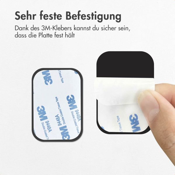 imoshion Metallplättchen 2er-Pack für magnetische Halterungen - Schwarz