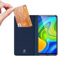 Dux Ducis Slim TPU Klapphülle Dunkelblau für das Xiaomi Redmi Note 9