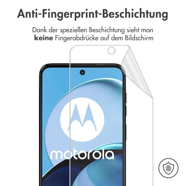 imoshion Displayschutz Folie 3er-Pack für das Motorola Moto G14 - Transparent