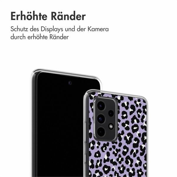 imoshion Design Hülle Samsung Galaxy A52(s) (5G/4G) - Leopard Lilac