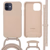 imoshion Color Backcover mit abtrennbarem Band MagSafe für das Apple iPhone 12 (Pro) - Nude