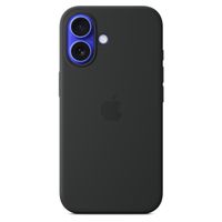 Apple Silikon-Case MagSafe für das Apple iPhone 16 - Black