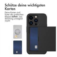 imoshion Backcover mit Kartenfach Apple iPhone 15 Pro - Schwarz