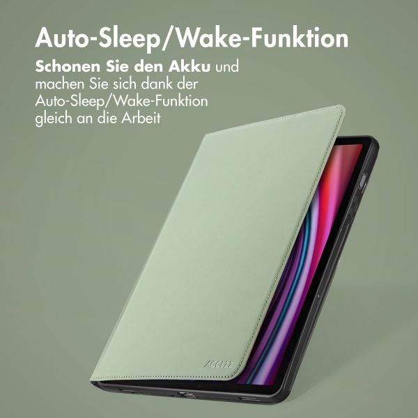 Accezz Classic Klapphülle Samsung Galaxy Tab S10 Plus / Tab S9 FE Plus / Tab S9 Plus - Grün