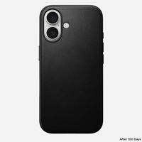 Nomad Modern Leather Case für das iPhone 16 - Black