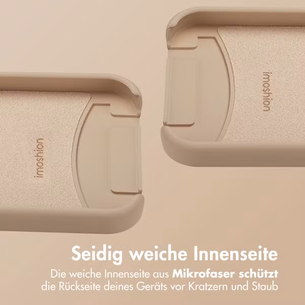 imoshion Color Backcover mit abnehmbarem Handykette und MagSafe Apple iPhone 15 Pro - Nude