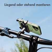 imoshion Aluminium Fahrrad-Handyhalterung - Leichtgewicht - Universal - Schwarz
