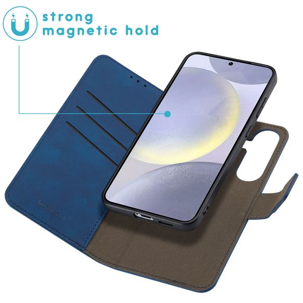 imoshion Entfernbare 2-1 Luxus Klapphülle Samsung Galaxy S25 Plus - Blau