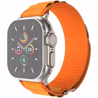 imoshion Nylon Alpine Armband für das  Apple Watch Series 1 t/m 11 / SE / Ultra (44/45/46/49 mm) - Orange