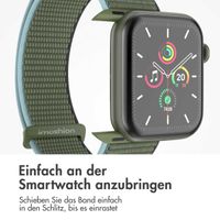 imoshion Nylon-Armband⁺ für die Apple Watch Series 1 bis 9 / SE (38/40/41 mm) | Series 10 (42 mm) - Dark Olive