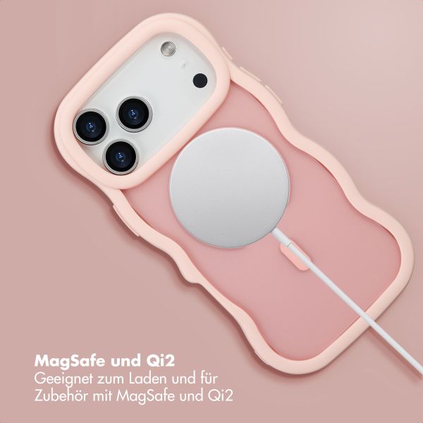 Selencia Wavy Backcover mit MagSafe Apple iPhone 17 Pro Max - Soft Pink