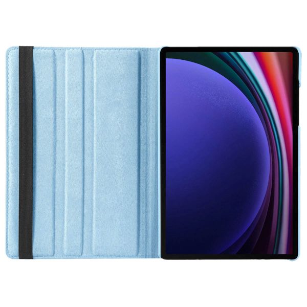 imoshion 360° drehbare Klapphülle für das Samsung Galaxy Tab S9 11.0 Zoll / Tab S9 FE 10.9 Zoll - Türkis