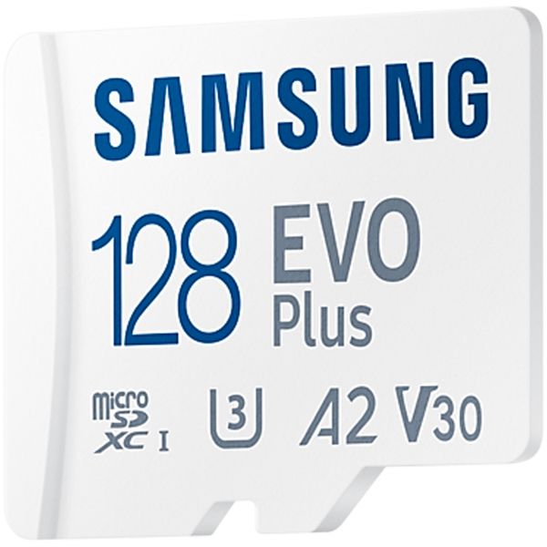 Samsung 128GB EVO Plus microSDXC Speicherkarte Klasse 10 + adapter (2020) - MB-MC128HA/EU