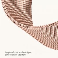 imoshion Mailändische Magnetarmband für Samsung Galaxy Watch 9 (40/44mm) / Watch 8 (40/44mm) / Classic (46mm) - Rose Gold