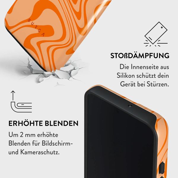 Burga Tough Back Cover für das Samsung Galaxy S22 - High Vibrations