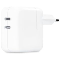 Apple ﻿Original USB-C Power Adapter - Ladegerät - Doppelter USB-C-Anschluss - 35 W - Weiß