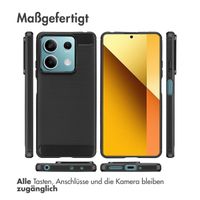 imoshion Brushed Back Cover Xiaomi Redmi Note 13 (5G) - Schwarz