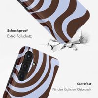 Selencia Vivid Back Cover Samsung Galaxy S25 FE - Dream Swirl Chocolate