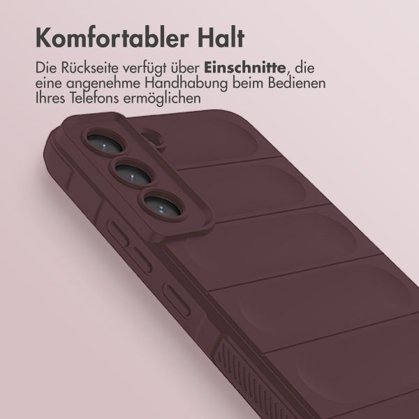 imoshion EasyGrip Back Cover für das Samsung Galaxy S22 - Aubergine