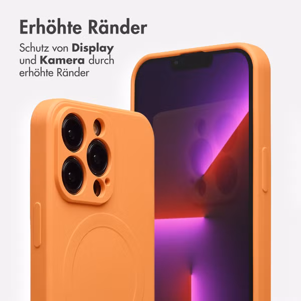 imoshion Color Back Cover mit MagSafe Apple iPhone 13 Pro - Neon Orange