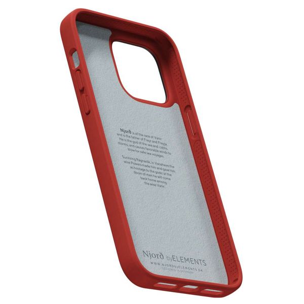 Njorð Collections Wildleder Comfort+ Case für das iPhone 14 Pro Max - Burnt Orange