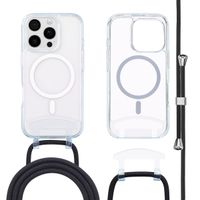 imoshion MagSafe Hülle mit abnehmbarem Band für das Apple iPhone 16 Pro - Transparent