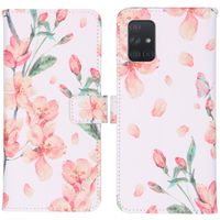 imoshion Design TPU Klapphülle für das Samsung Galaxy A71 - Blossom Watercolor
