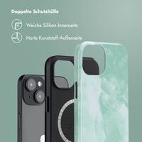 Selencia Vivid Rückabdeckung mit MagSafe Apple iPhone 14 - Marble Grayed Jade