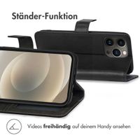 imoshion Luxuriöse Klapphülle Apple iPhone 13 Pro - Schwarz