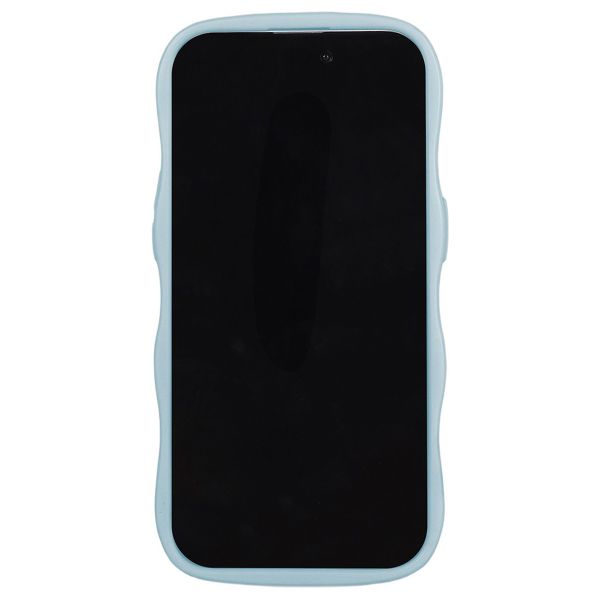 Holdit Wavy Case für das iPhone 15 Pro Max - Mineral Blue