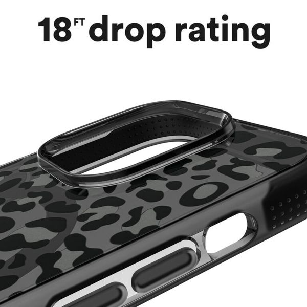 BodyGuardz Ace Pro MagSafe Back Cover für das iPhone 15 Pro - Leopard Spots