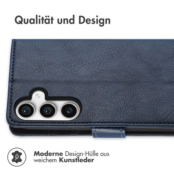 imoshion Luxuriöse Klapphülle Samsung Galaxy S23 FE - Dunkelblau