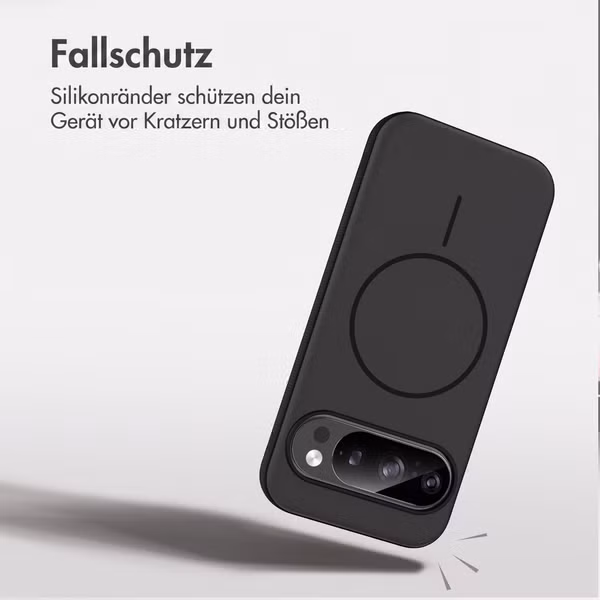 imoshion Color Backcover mit Thin MagSafe Ring Google Pixel 11 / 11 Pro / 10 / 10 Pro - Schwarz