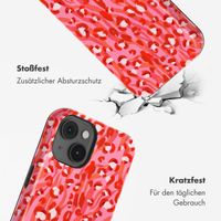 Selencia Vivid Tough Back Cover mit MagSafe für das iPhone 14 - Wild Spots Lipstick