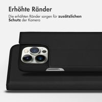 Accezz Premium Leather Slim Klapphülle für das Apple iPhone 14 Pro - Schwarz
