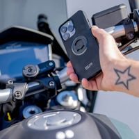 SP Connect Moto Mount LT – Handyhalter fürs Motorrad - Universalhalter für die SPC- und SPC+-Hüllen - Schwarz