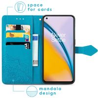 imoshion Mandala Klapphülle für das OnePlus Nord 2 - Türkis