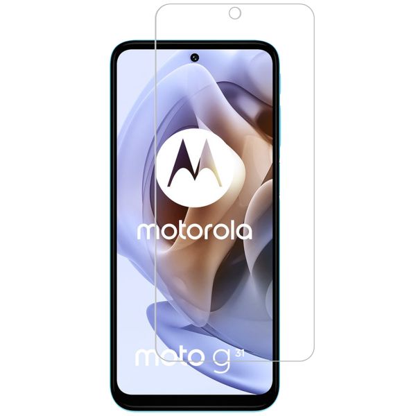 Selencia Displayschutz aus gehärtetem Glas für das Motorola Moto G31 / G41 / G71