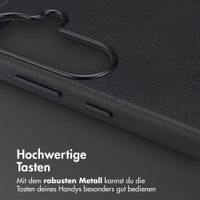 Accezz MagSafe Leather Backcover Samsung Galaxy S26 - Onyx Black