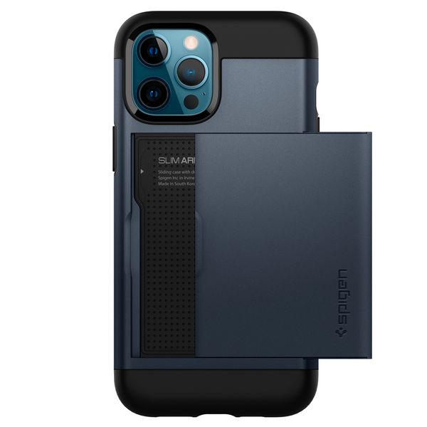 Spigen Slim Armor CS Case für das iPhone 12 Pro Max - Metal Slate