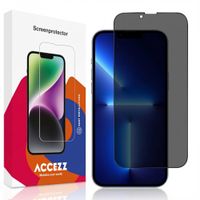 Accezz Privacy Displayschutz aus gehärtetem Glas Apple iPhone 13 Pro Max / 14 Plus