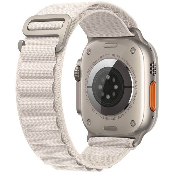 Apple Alpine Loop Armband für  Apple Watch | 44/45/46/49 mm - Größe M - Starlight
